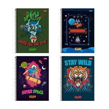 Caderno univ. cd 1X1 cliff ma