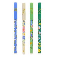 Caneta Esfer. cicero estampada - preta