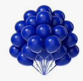 BALAO DE AR LISO N.9 AZUL