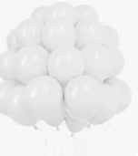 BALAO DE AR LISO N.9 BRANCO