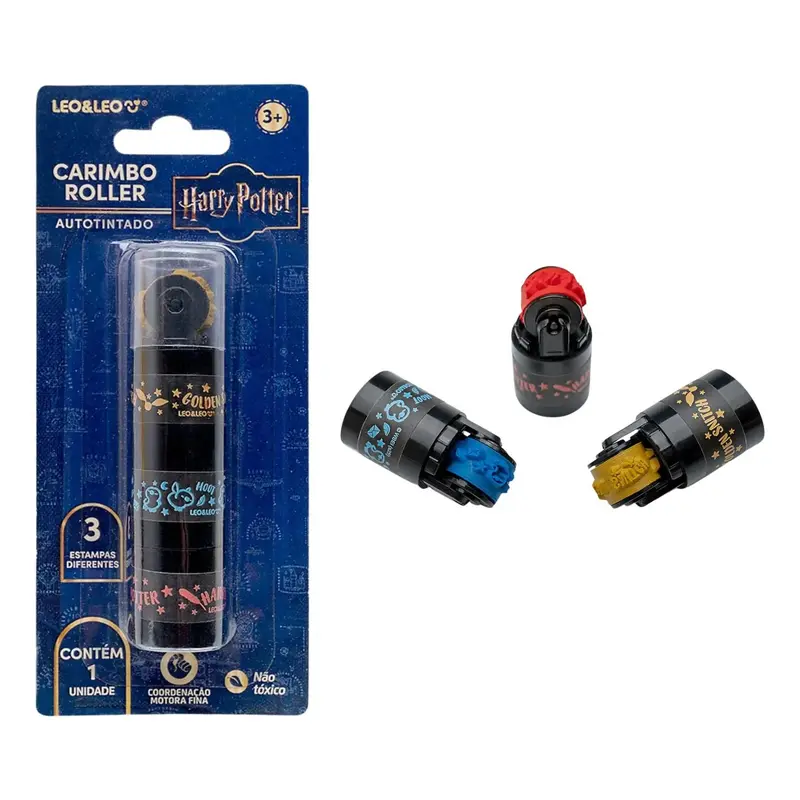 CARIMBO ROLLER AUTOTINTADO 3 ESTAMPAS