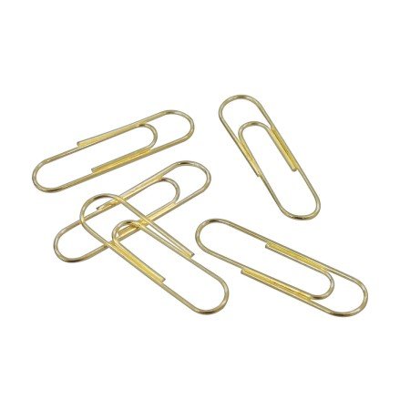Clips 28X28mm Dourado BL/120