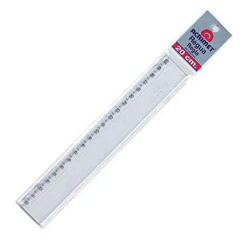 Régua 20cm Cristal