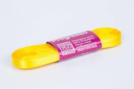 Fita de cetim amarela